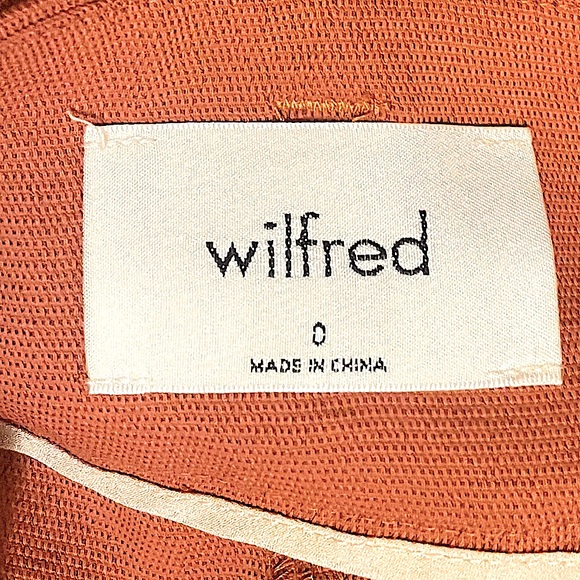 Aritzia Wilfred Free Pants in Rust - Picture 4 of 4